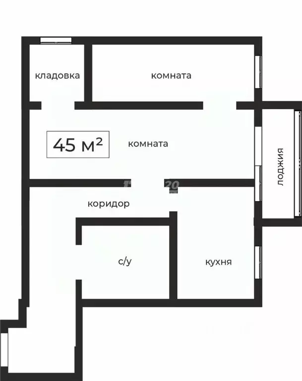 2-к кв. Челябинская область, Челябинск ул. Труда, 165 (46.3 м) - Фото 1