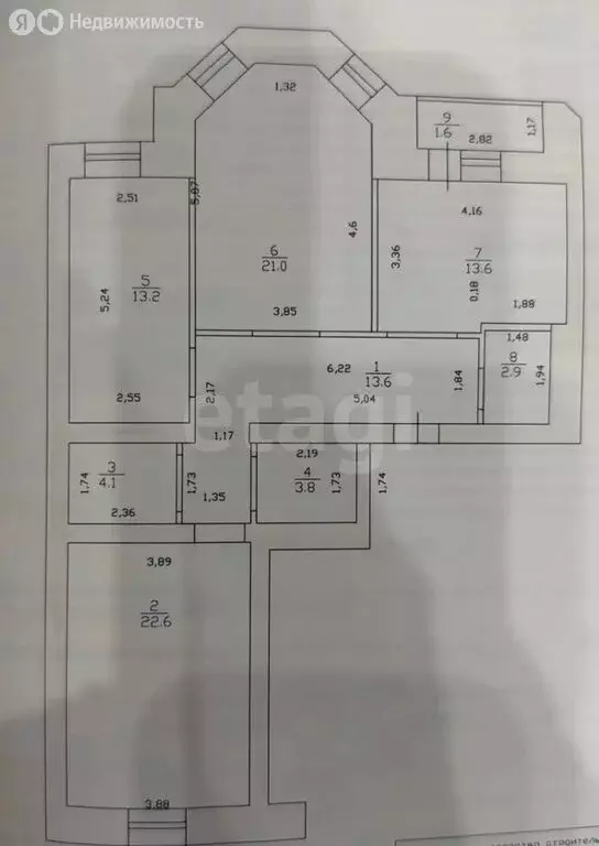 3-комнатная квартира: Казань, улица Лазарева, 3 (96.4 м) - Фото 1