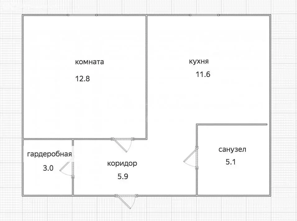 1-комнатная квартира: Люберцы, Солнечная улица, 2 (38.4 м) - Фото 0