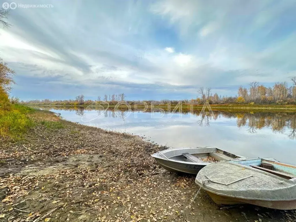 Участок в Тюменский район, деревня Речкина (374 м) - Фото 0