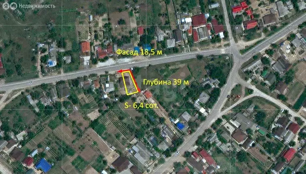 Участок в станица Тамань, Октябрьская улица (6.4 м) - Фото 1