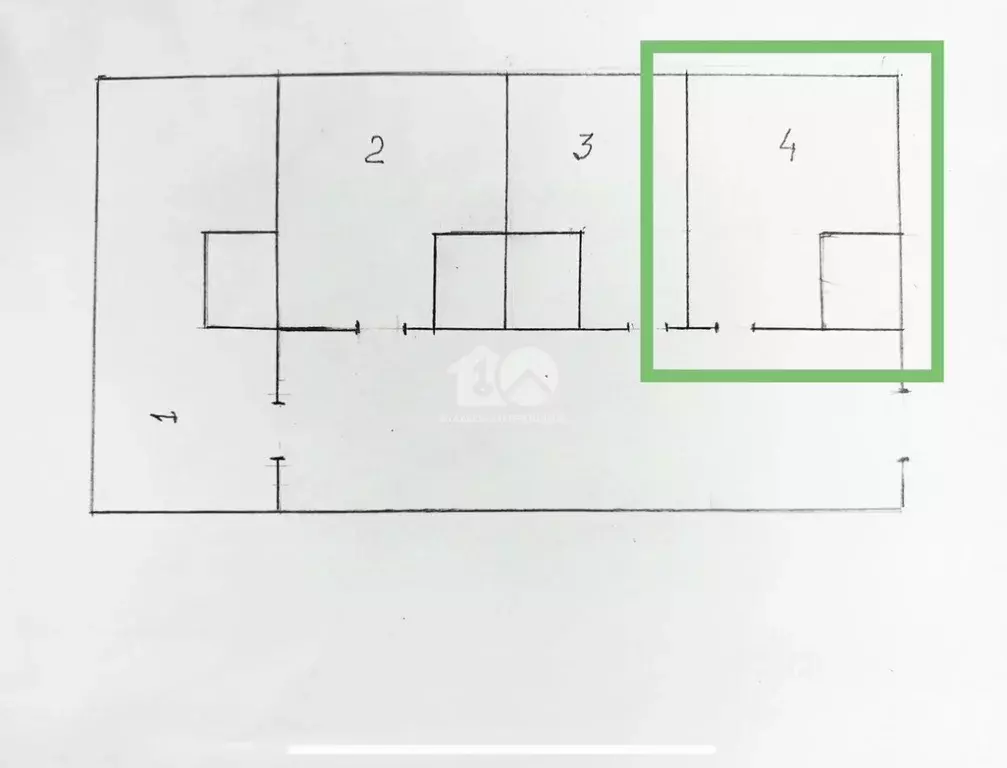Студия Новосибирская область, Новосибирск ул. Пермитина, 12 (13.5 м) - Фото 2