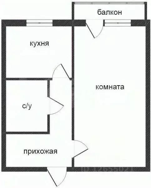 1-к кв. Костромская область, Кострома Рябиновый проезд, 18 (36.1 м) - Фото 2