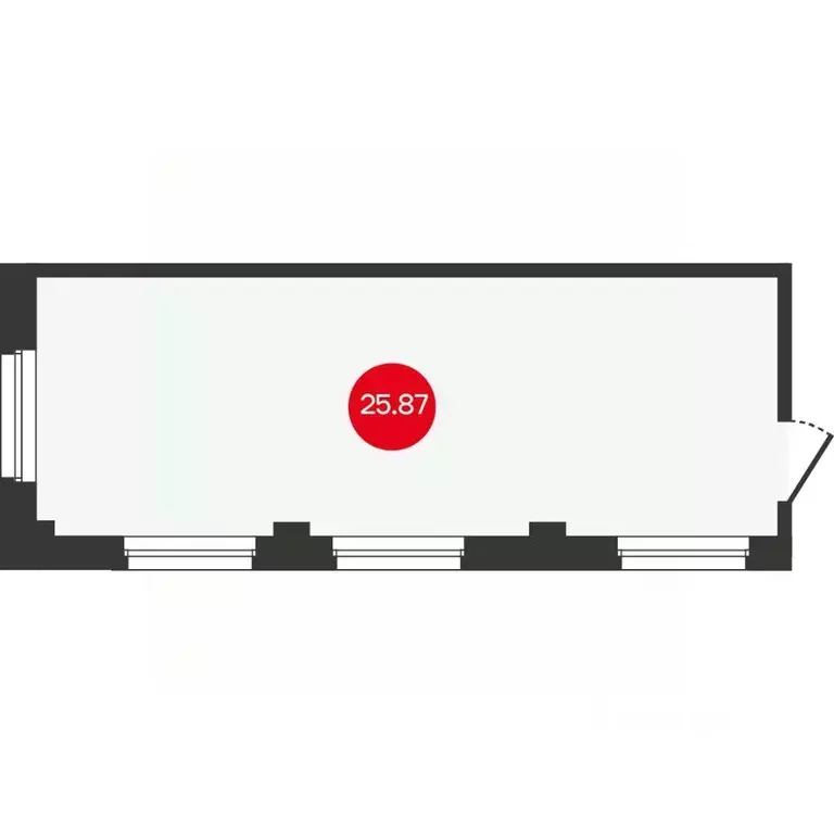 Офис в Новосибирская область, Новосибирск Первомайская ул., 43 (26 м) - Фото 1
