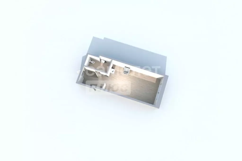 Студия Тюменская область, Тюмень ул. Судостроителей, 42 (28.79 м) - Фото 1