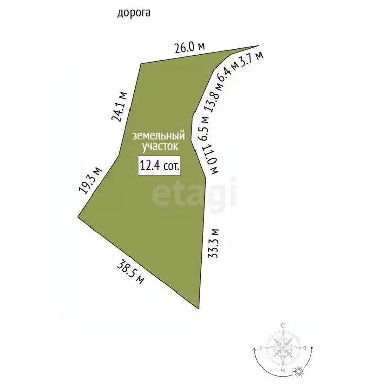 Участок в Крым, Ялта муниципальный округ, Виноградное пгт  (12.45 ... - Фото 2