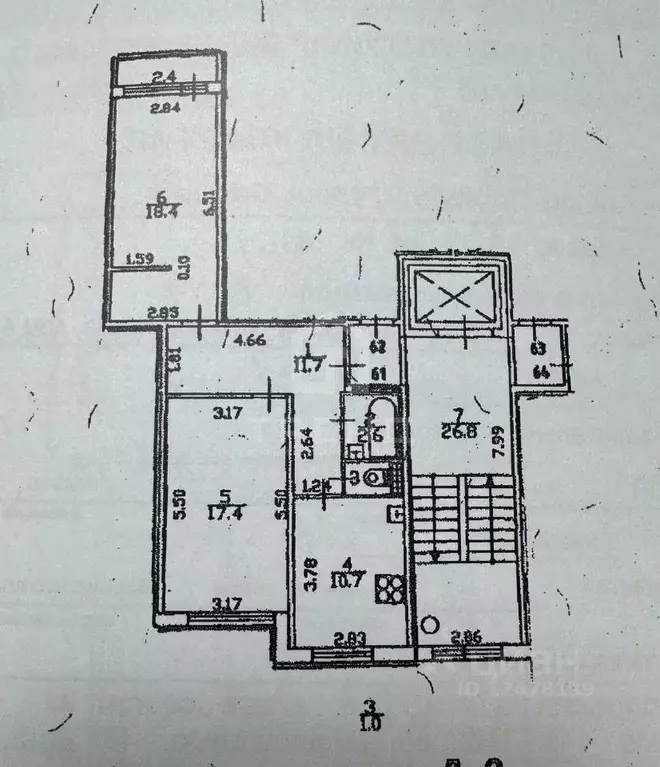 2-к кв. Санкт-Петербург ул. Оптиков, 47к3 (62.0 м) - Фото 1