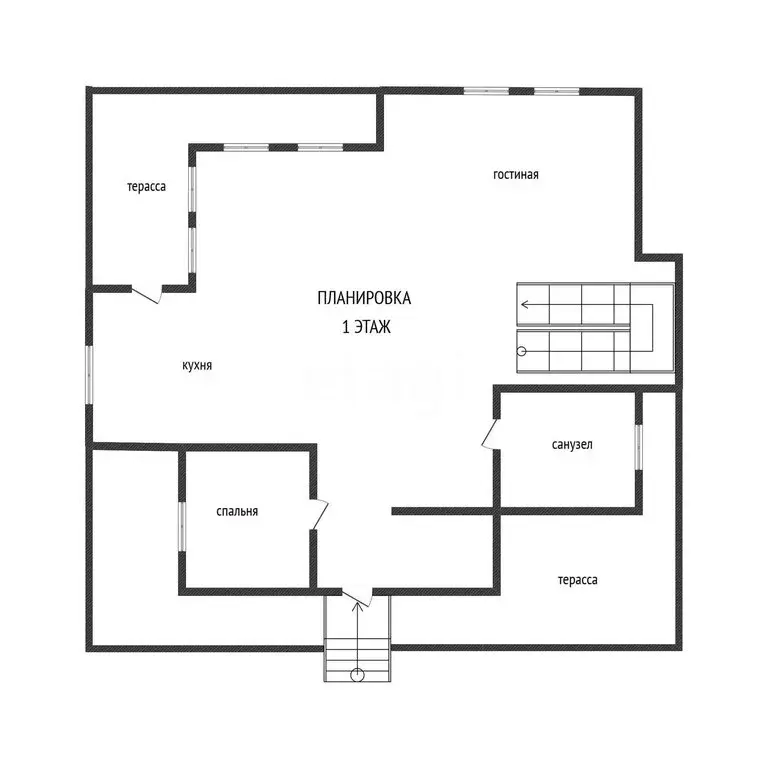 Дом в Бийск, Андреевская улица (301.3 м) - Фото 1