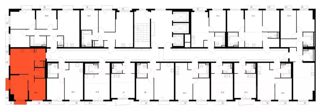 2-к кв. Московская область, Ленинский городской округ, Боброво пгт ... - Фото 2
