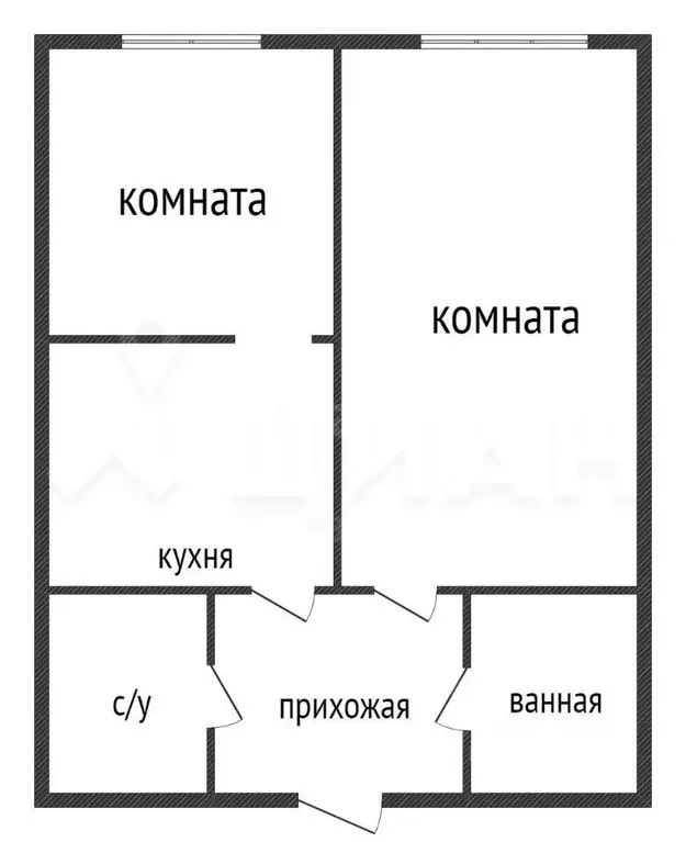 2-к кв. Приморский край, Владивосток ул. Борисенко, 100 (32.6 м) - Фото 1