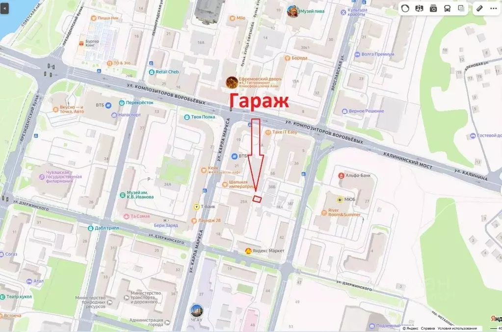 Гараж в Чувашия, Чебоксары Ярославская ул., 42 (21 м) - Фото 1