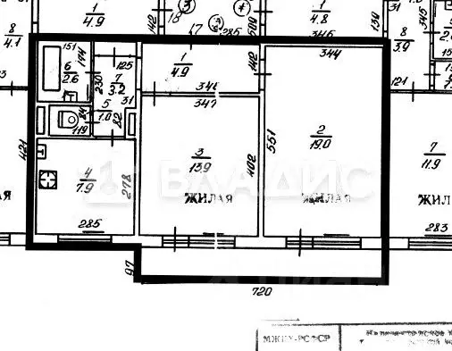 2-к кв. Калининградская область, Калининград Нарвская ул., 75 (54.6 м) - Фото 2