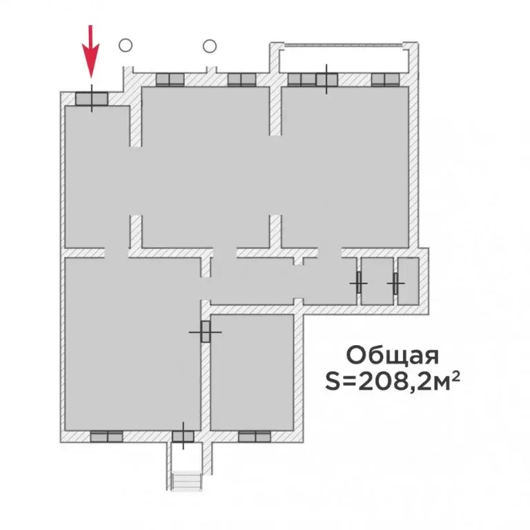 Офис в Тюменская область, Тюмень Магаданская ул., 5 (208 м) - Фото 1