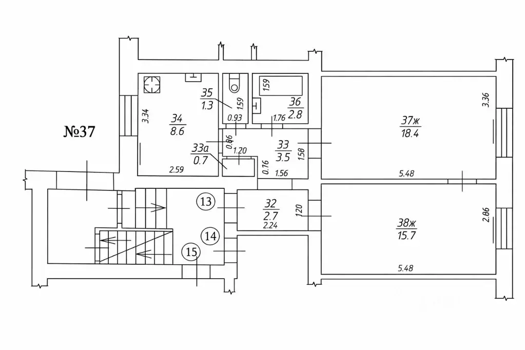 2-к кв. Калининградская область, Калининград ул. Космонавта Леонова, ... - Фото 2