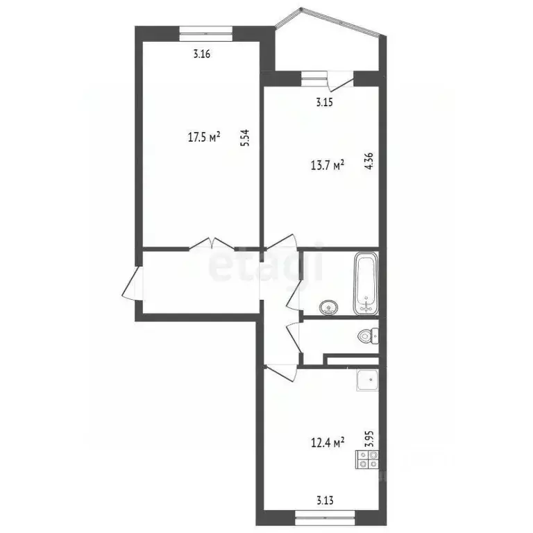 2-к кв. Ярославская область, Ярославль Липовая Гора жилрайон, ул. ... - Фото 2