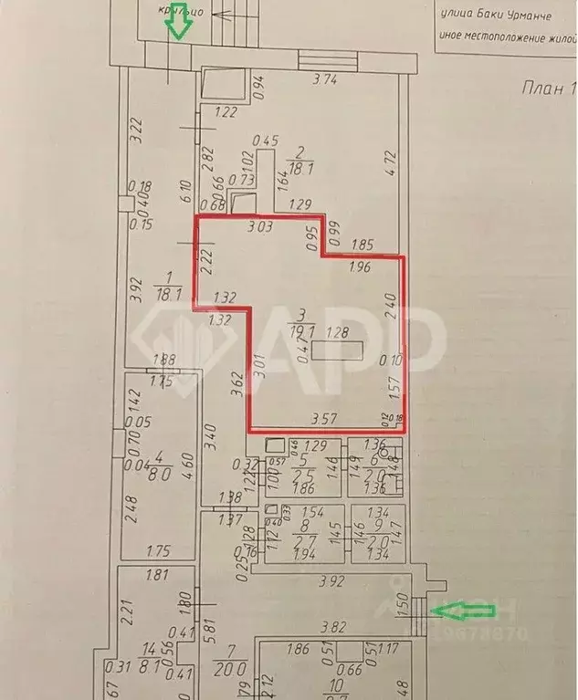 Помещение свободного назначения в Татарстан, Казань ул. Баки Урманче, ... - Фото 2