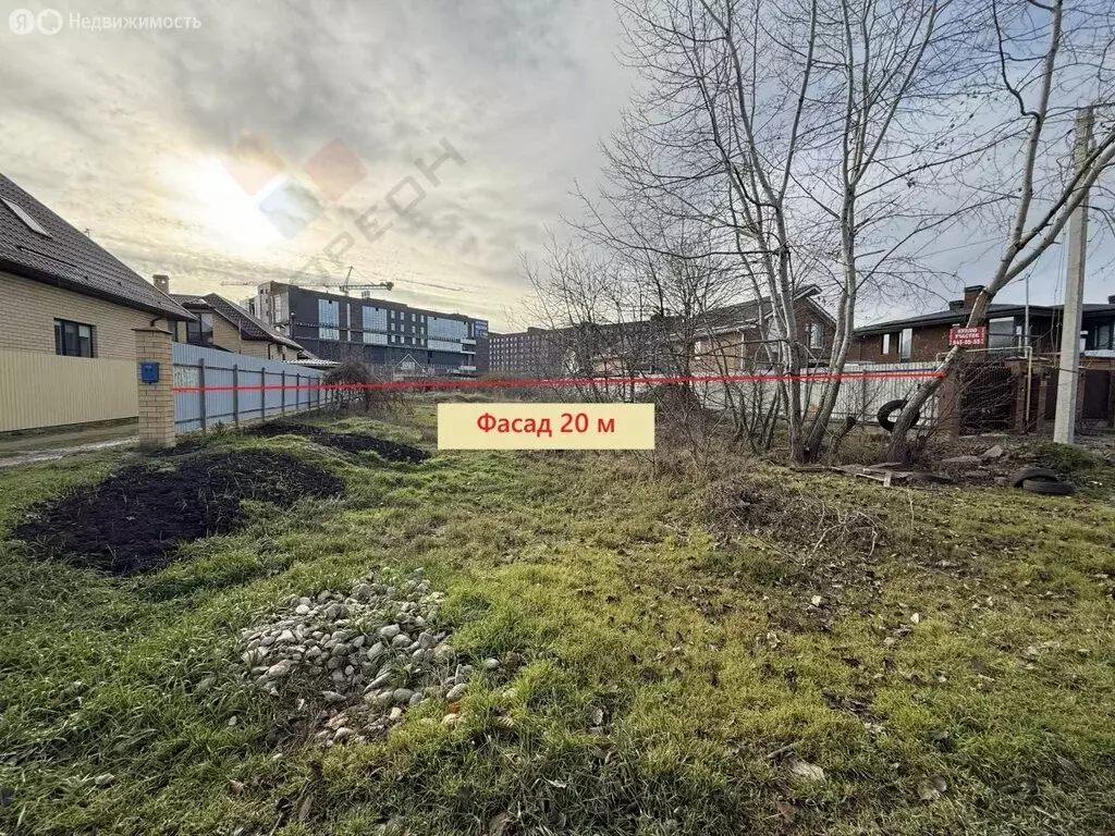 Участок в Краснодар, микрорайон Отделение № 1 ОПХ Колос (10 м) - Фото 1