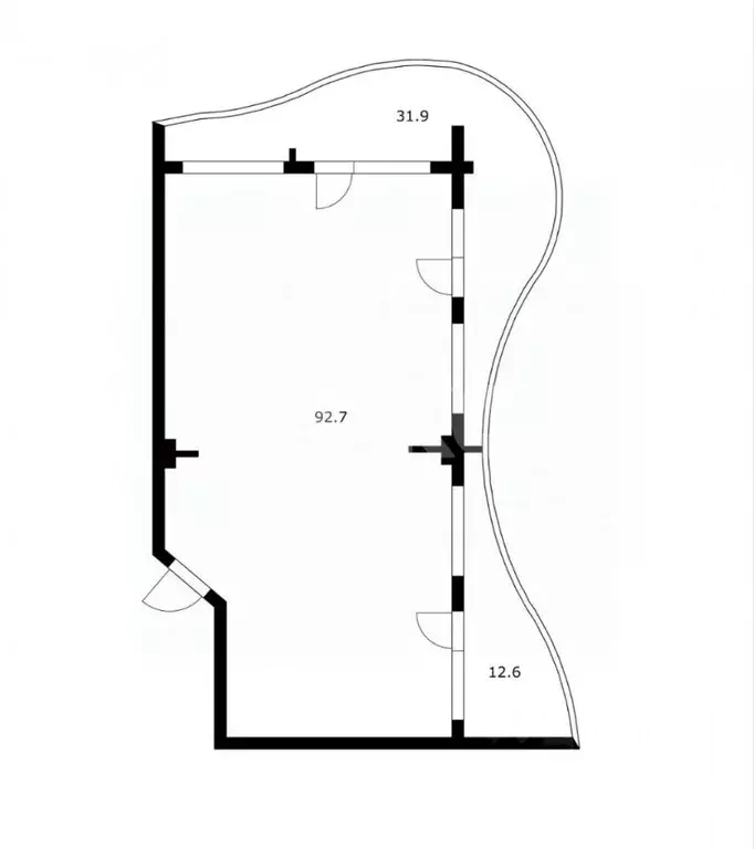 2-к кв. Краснодарский край, Сочи Светлана мкр, просп. Пушкина, 5А ... - Фото 2