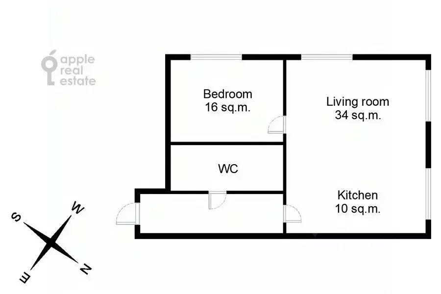2-к кв. Москва ул. Станиславского, 11 (70.0 м) - Фото 1