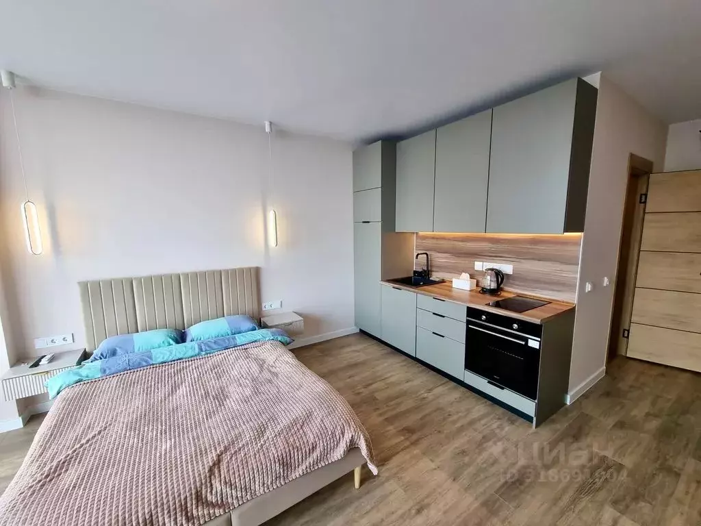 Студия Приморский край, Владивосток ул. 3-я Поселковая, 22к1 (28.0 м) - Фото 1
