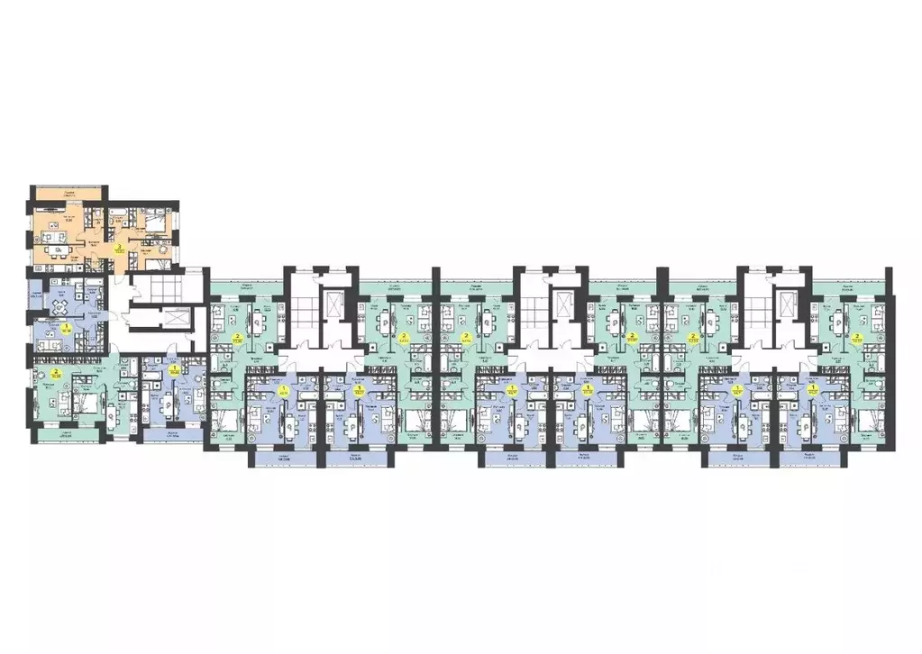 1-к кв. Марий Эл, Йошкар-Ола бул. Данилова, 8 (40.13 м) - Фото 2