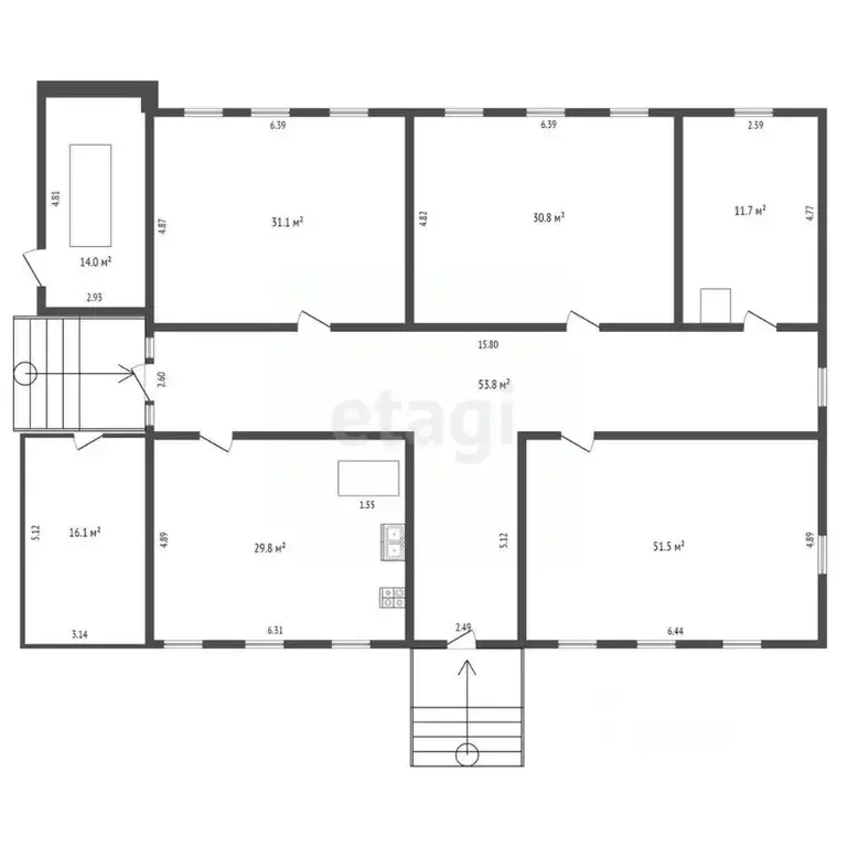 Дом в Забайкальский край, Читинский район, Новотроицкое с/пос, с. ... - Фото 2