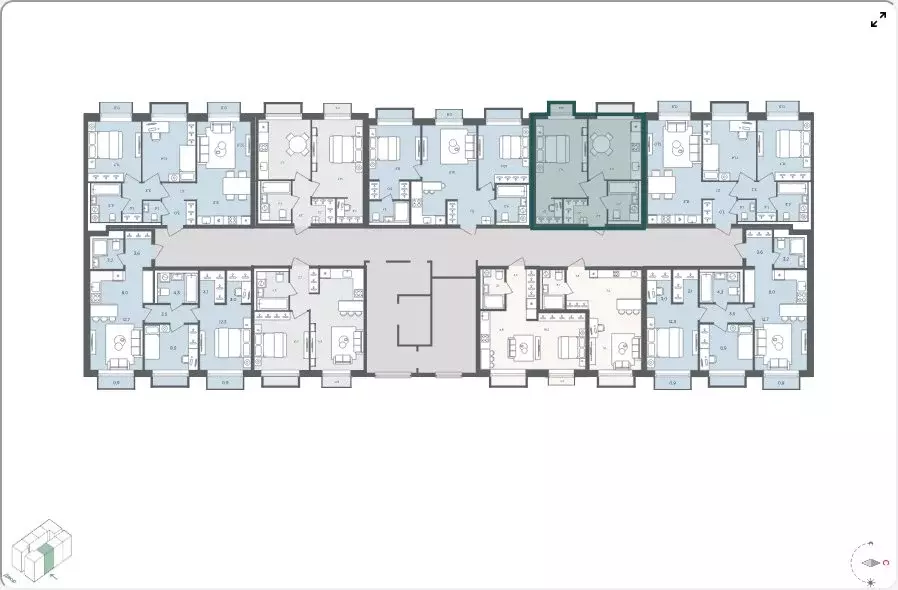 1-комнатная квартира: село Перхушково, микрорайон Равновесие (38.4 м) - Фото 2
