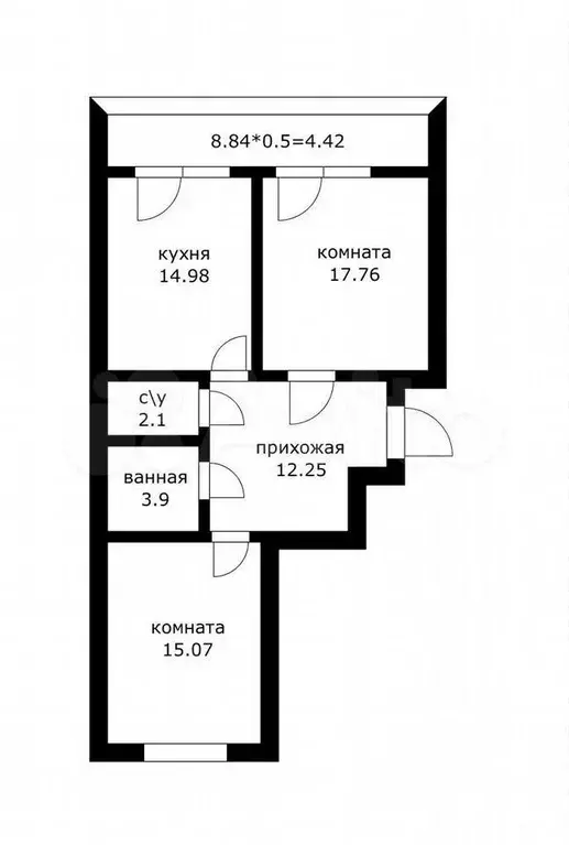 2-к. квартира, 70 м, 19/20 эт. - Фото 0