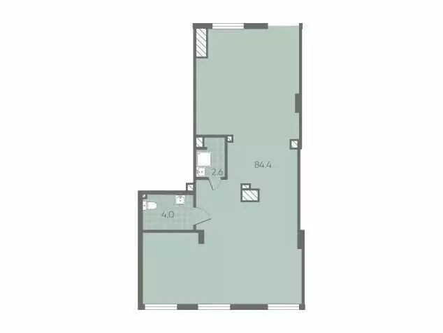 Офис (93.3 м) - Фото 1