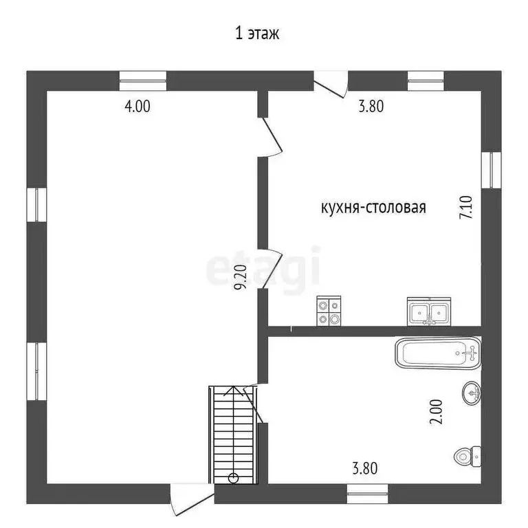 Дом в Уфа, СНТ Вишенка (140 м) - Фото 1