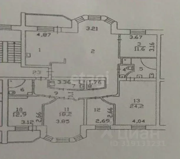 3-к кв. Коми, Ухта Тиманская ул., 13 (113.5 м) - Фото 1