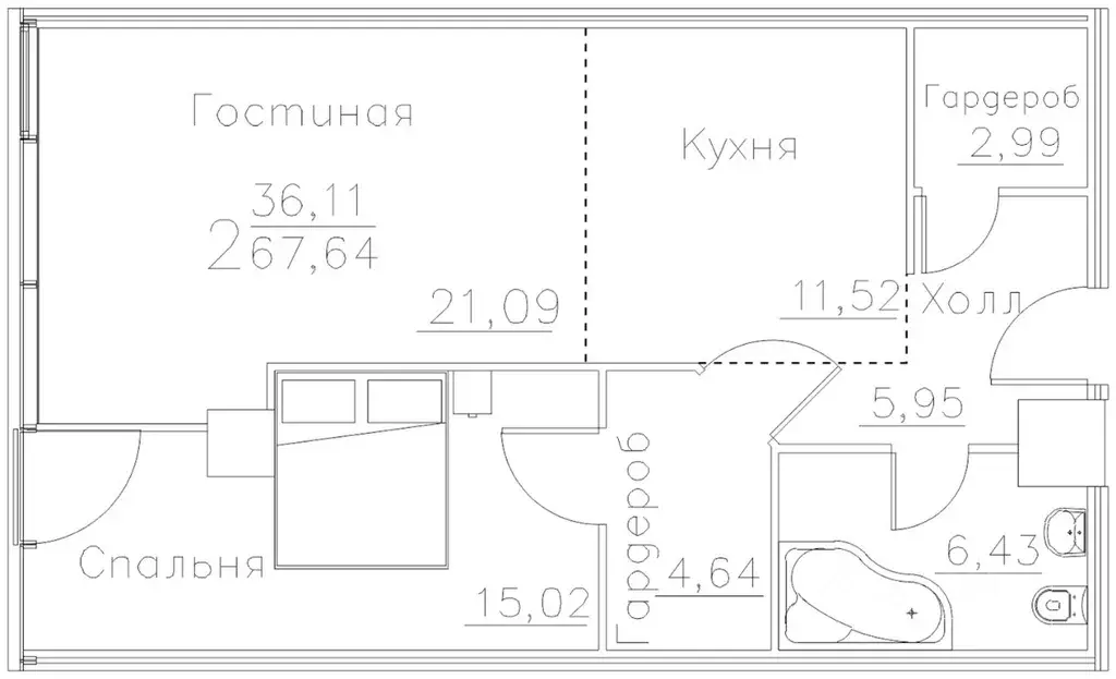 Свободной планировки кв. Воронежская область, Воронеж ул. Куколкина, ... - Фото 0