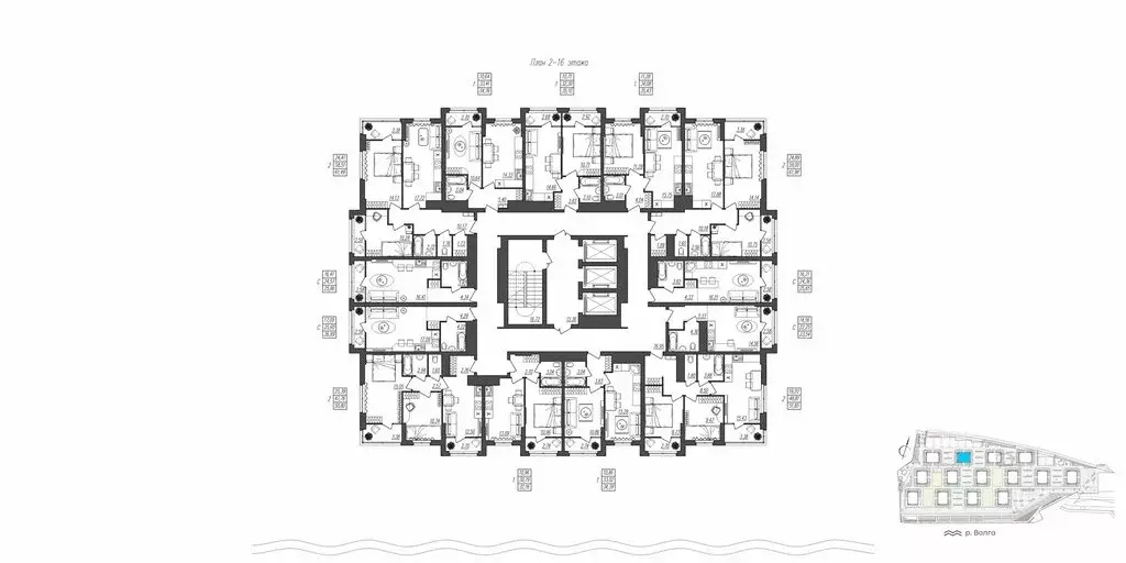 2-комнатная квартира: Волгоград, улица Степана Разина, 25/1 (61.98 м) - Фото 1