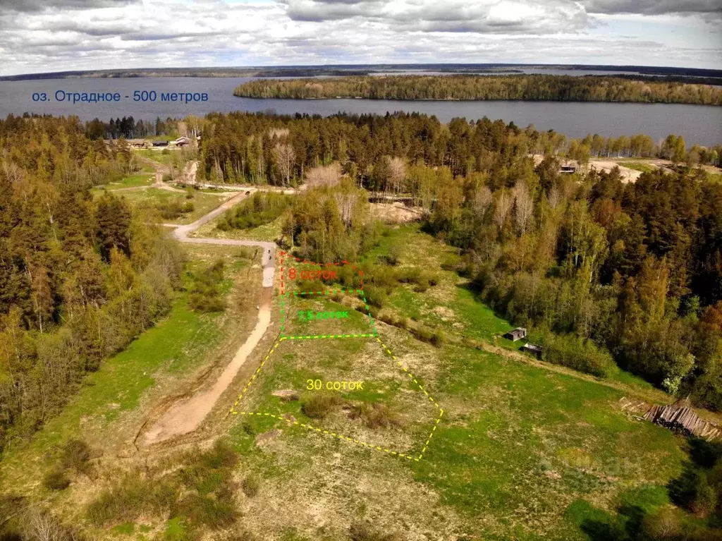 Участок в Ленинградская область, Приозерский район, Громовское с/пос, ... - Фото 2