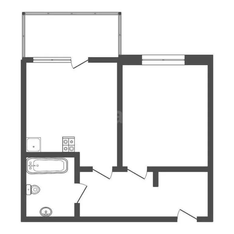 1-комнатная квартира: Тула, Самоварная улица, 13 (41 м) - Фото 1