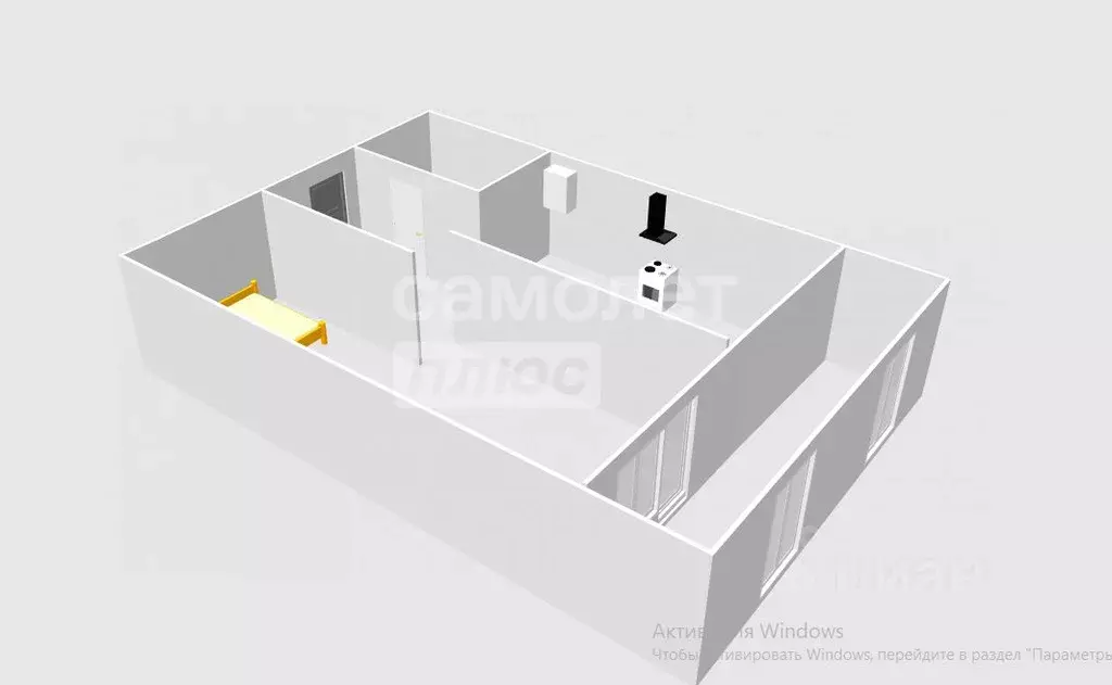 1-к кв. Пензенская область, Пенза ул. Измайлова, 76 (36.5 м) - Фото 1