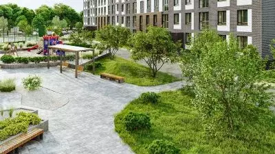 1-к. квартира, 44,6 м, 4/8 эт. - Фото 0