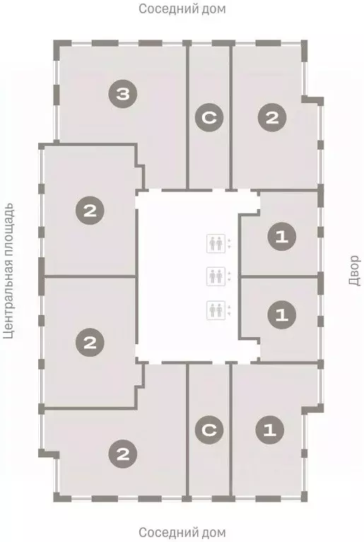 2-к кв. Новосибирская область, Новосибирск Европейский Берег мкр,  ... - Фото 1
