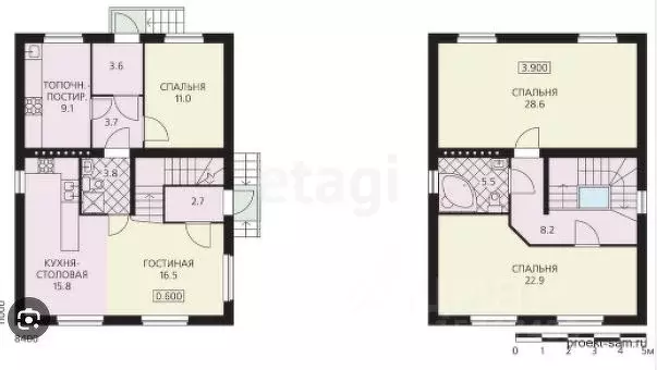 Дом в Ленинградская область, Всеволожский район, Юкковское с/пос, ... - Фото 2