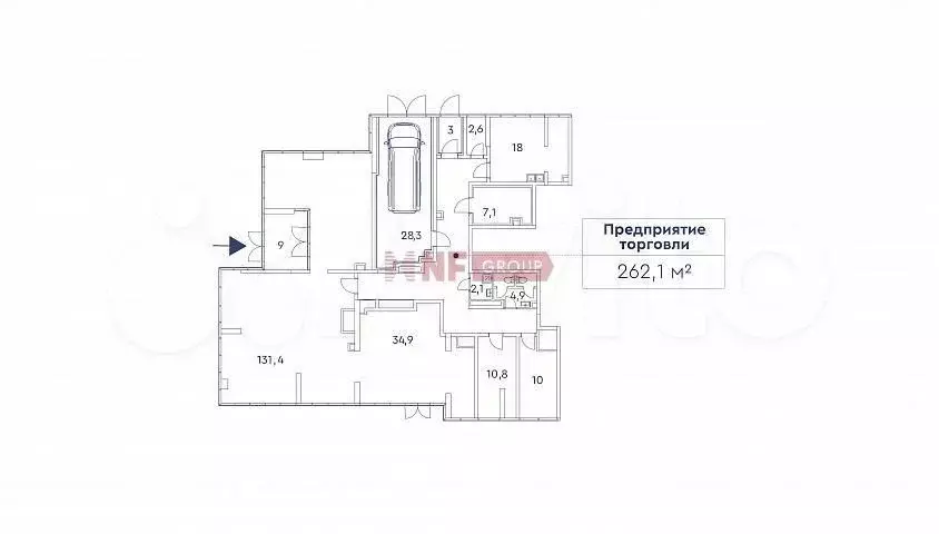 Продам помещение свободного назначения, 262.1 м - Фото 0