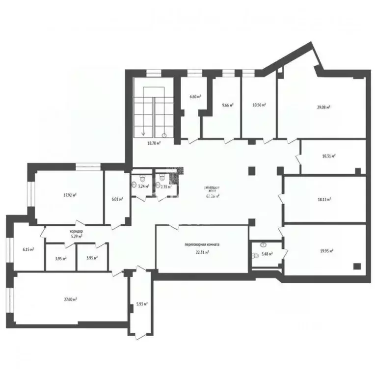 Помещение свободного назначения в Тюменская область, Тюмень ул. ... - Фото 2