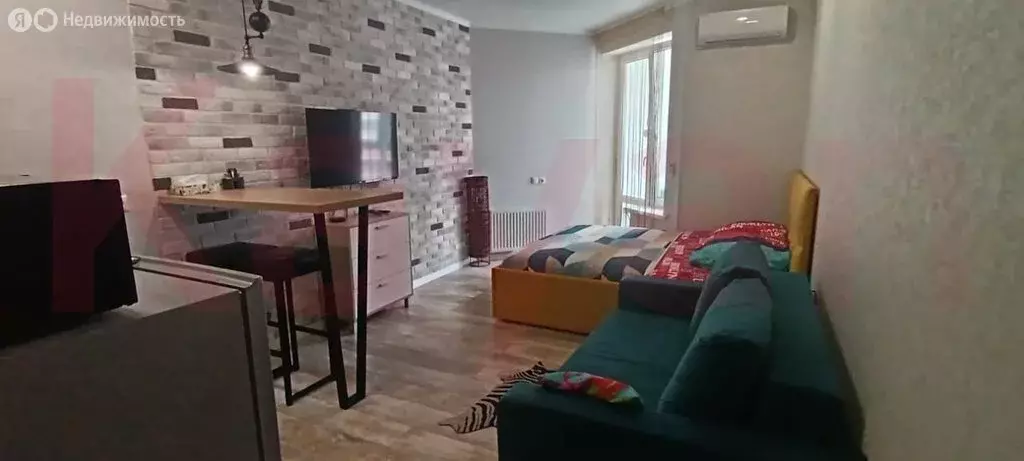 Квартира-студия: Краснодар, жилой массив Пашковский, улица Леонида ... - Фото 1