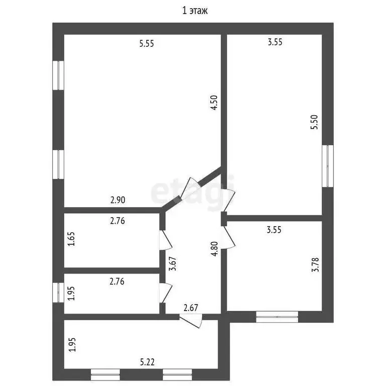 Дом в село Новолыбаево, Береговая улица (190 м) - Фото 2