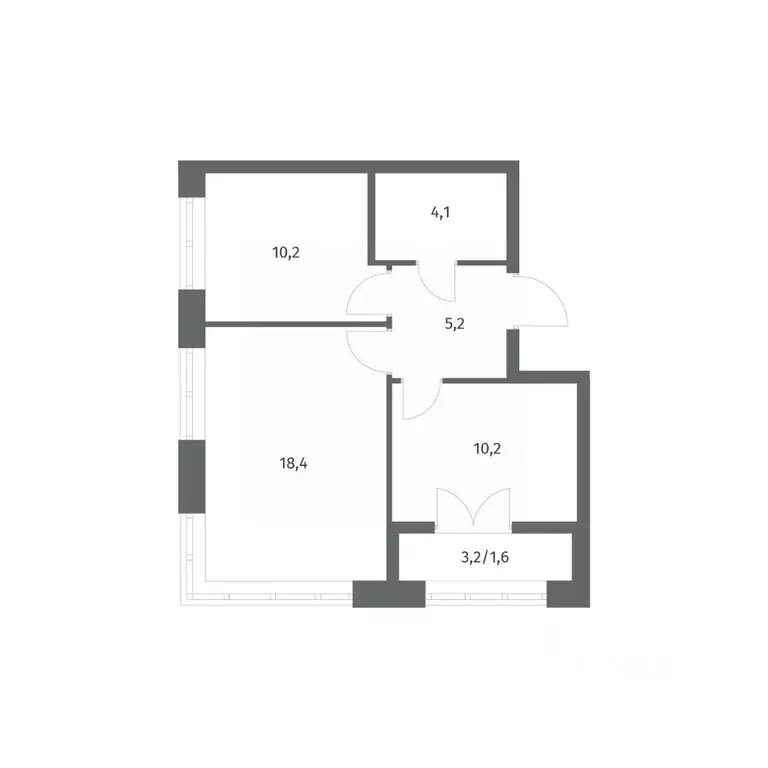 2-к кв. Ленинградская область, Ломоносовский район, Аннинское ... - Фото 1