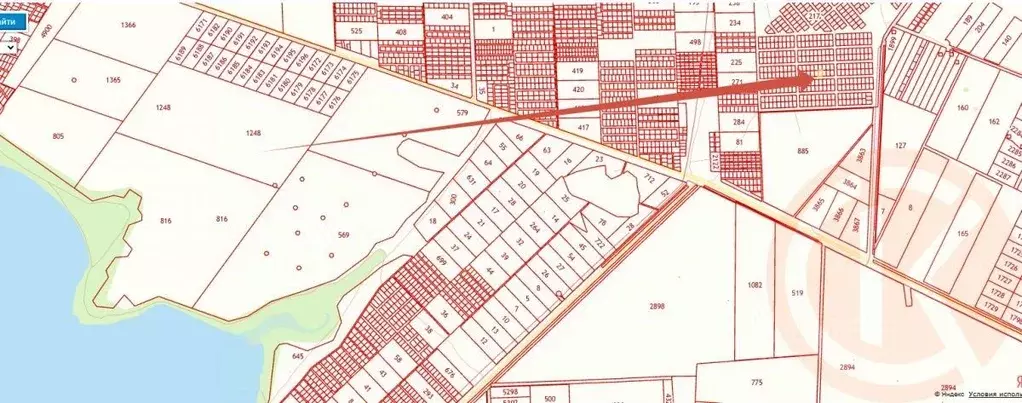 Участок в Крым, Сакский район, Штормовское с/пос, с. Приветное  (6.0 ... - Фото 2