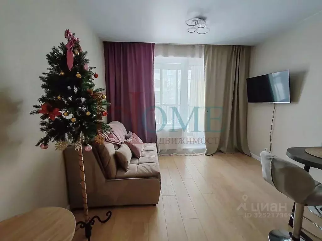 Студия Новосибирская область, Новосибирск ул. Гаранина, 33 (28.0 м) - Фото 1