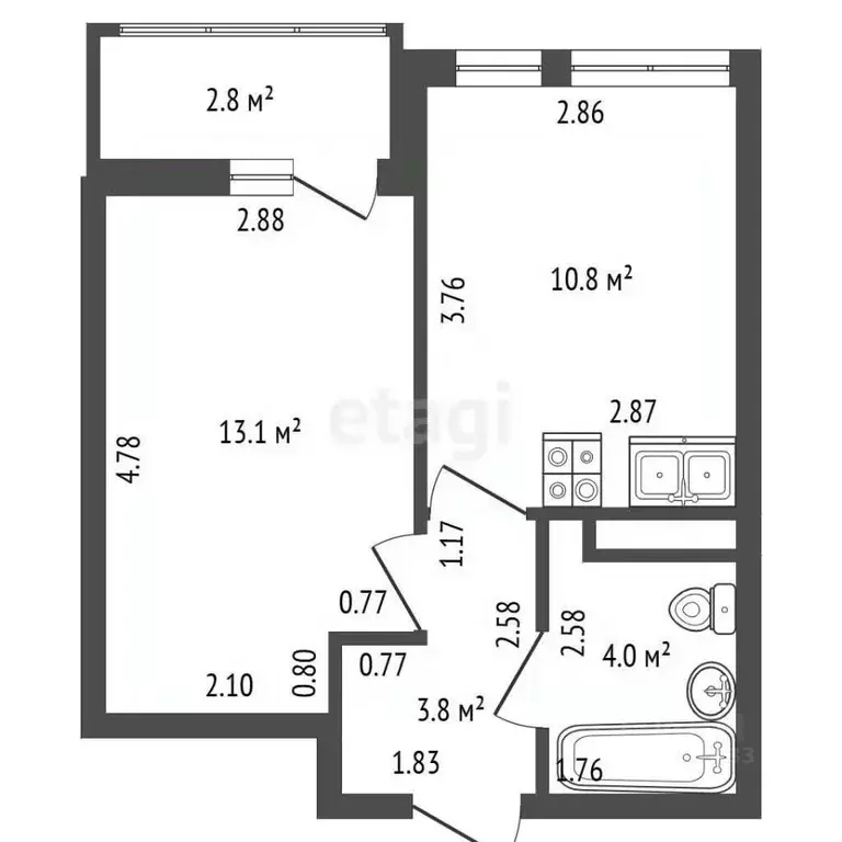 1-к кв. Санкт-Петербург Полюстровский просп., 65к2 (32.0 м) - Фото 1