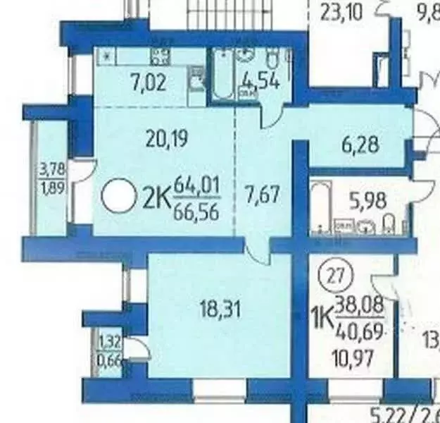 2-комнатная квартира: Кисловка, микрорайон Левобережный, улица Василия ... - Фото 1