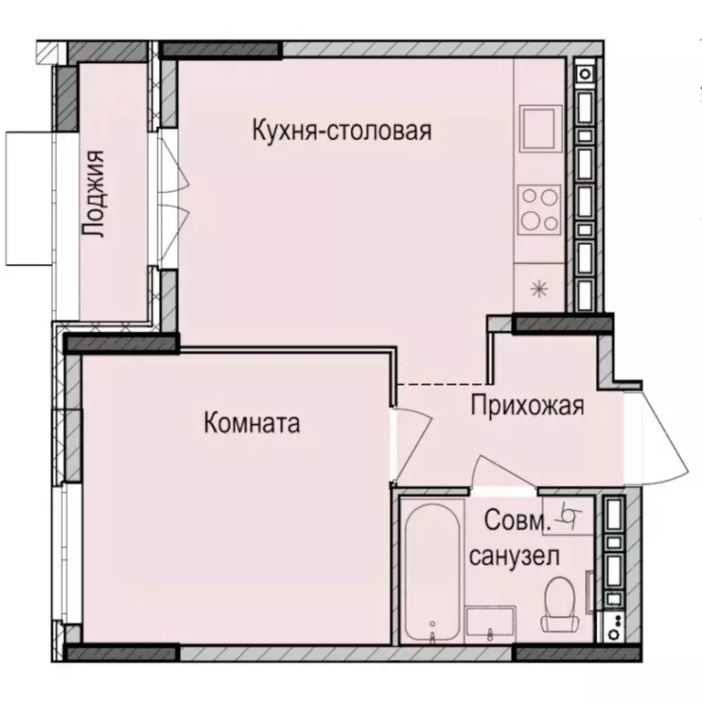 1-к кв. Удмуртия, Ижевск Карлутский жилрайон, 3-й мкр,  (36.7 м) - Фото 0