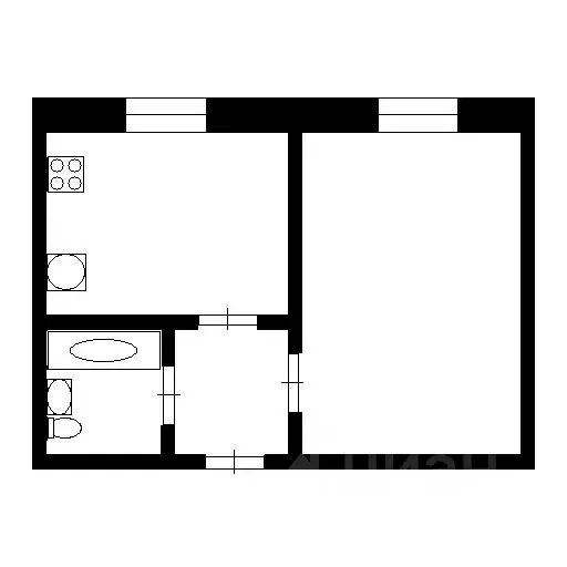 1-к кв. Ленинградская область, Выборг просп. Победы, 31 (37.0 м) - Фото 2